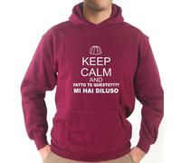 Felpa Fun KB40 Keep calm and fatto te questo? Mi hai diluso Ironic