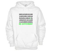 Felpa Fun KD34 Codice binario Be different informatica programmazione
