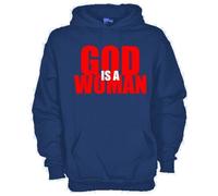 Felpa Fun KFR01 God is a woman Dio è donna Ironic happiness