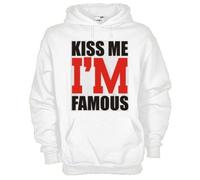 Felpa Fun KFR03 Kiss me I'm famous Ironic happiness