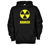 Felpa Fun KG14 Danger Segnale pericolo materiale radioattivo