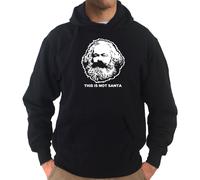 Felpa Fun KJ105 This is not Santa Questo non è Babbo Natale Karl Max