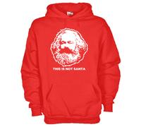 Felpa Fun KJ105 This is not Santa Questo non è Babbo Natale Karl Max
