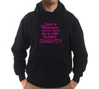 Felpa Fun KJ156 Tutte le mamme fanno figli belli la mia ha esagerato