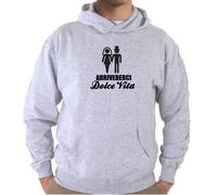 Felpa Fun KJ257 Arrivederci dolce vita Matrimonio Sposi Marriage