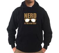 Felpa Fun KJ87 Nerd is the new sexy Occhiali secchione