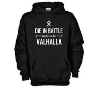 Felpa Fun KJ872 Die In Battle And Go To Valhalla