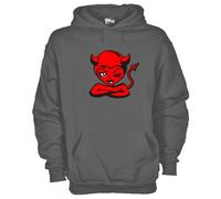 Felpa Fun KS08 Devil Girl Ragazza cattiva Tattoo Ironic happiness