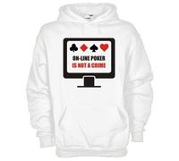 Felpa Games KD18 Poker On Line is not a Crime Torneo Videopoker Carte