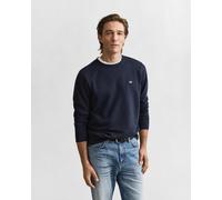 GANT REG SHIELD C-NECK SWEAT, Maglia di tuta Uomo, Blu ( EVENING BLUE ), M
