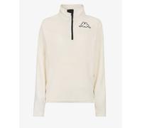 Felpa Garzata Uomo Kappa 1/2 ZIP 8CENTO 311M6PW A0L Bianco