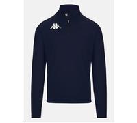 Felpa Garzata Uomo Kappa 1/2 ZIP 8CENTO 311M6PW A2J Blu