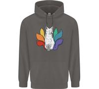 Felpa Gay Pride Uomo Kitsune Fox