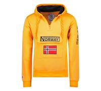 Felpa GEOGRAPHICAL NORWAY GymClass Uomo Men tascone half Zip Anapurna cappuccio