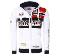 Felpa GEOGRAPHICAL NORWAY Uomo Men Flyer Regular Fit Full Zip Anapurna Cappuccio