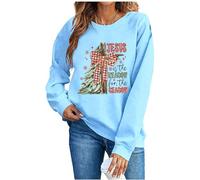 Felpa Gesù è la ragione, Gesù è la ragione della camicia di stagione, camicie di Natale cristiane per donne uomo, blu cielo, XXL