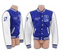 Felpa Giacca Unisex Uomo-Donna Old School Jacket College Moda Football Baseball