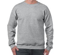 Felpa Gildan 50/50 In Cotone Pesante E Poliestere Pullover Jumper S - 5XL