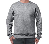 Felpa Gildan Heavy Blend A Maniche Lunghe Collo A Giro Pullover Jumper S-5XL