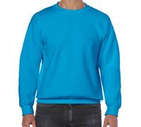 Felpa Gildan Heavy Blend A Maniche Lunghe Collo A Giro Pullover Jumper S-5XL