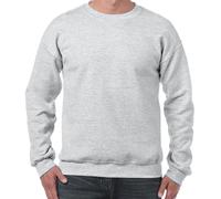Felpa Gildan Heavy Blend A Maniche Lunghe Collo A Giro Pullover Jumper S-5XL