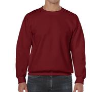 Felpa Gildan Heavy Blend A Maniche Lunghe Collo A Giro Pullover Jumper S-5XL