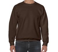 Felpa Gildan Heavy Blend A Maniche Lunghe Collo A Giro Pullover Jumper S-5XL