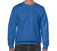 Felpa Gildan Heavy Blend A Maniche Lunghe Collo A Giro Pullover Jumper S-5XL