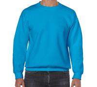Felpa Gildan Heavy Blend A Maniche Lunghe Collo A Giro Pullover Jumper S-5XL