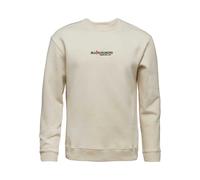 Black Diamond Heritage Wordmark Crewneck Sweatshirt Bianco L Uomo