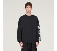 Felpa girocollo con grafica Y-3 Black XL