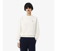 Lacoste Felpa Relaxed Fit Fleece Crew donna crema/bianco XS