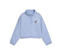 Felpa girocollo con mezza zip T7 dal taglio morbido per bambini PUMA x DORA THE EXPLORER, Accessori, Blu, 6-7Y 6-7Y
