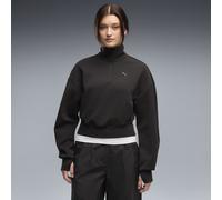 Felpa girocollo con zip PUMATECH SENSE da donna, Abbigliamento, Nero, L L