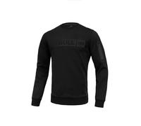 PITBULL - Felpa Uomo Cotone Nero L West Coast Beyer - Felpe Uomo Senza Cappuccio, Sweatshirt Uomo, Felpa Senza Cappuccio, Elasticità E Materiale Interno Liscio, Felpe Cotone