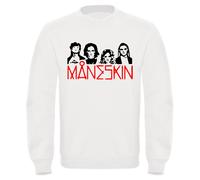 Felpa girocollo dei MANESKIN v.2 Unisex il Ballo della vita - Marlena