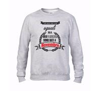 Felpa girocollo Fashion con stampa del tuo mese di nascita: siamo tutti uguali