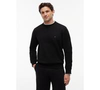 Felpa girocollo fleece Nero XL Tinta unita