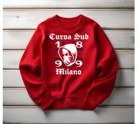 Felpa girocollo fossa dei leoni curva sud Milano Milan ultras brigate maglia