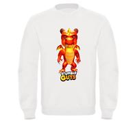 Felpa girocollo gioco STUMBLE GUYS skin INFERNO DRAGON Per bambina e bambino