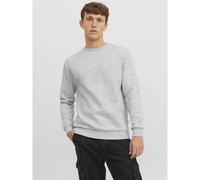 JACK & JONES Felpa Uomo, Grigio Chiaro, S