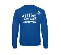 Felpa girocollo KIte Surf Evolution, surf cool Kitesurf sweatshirt clothing