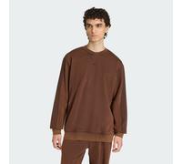 Felpa girocollo lavata retro Premium Essentials Aurora Coffee XS