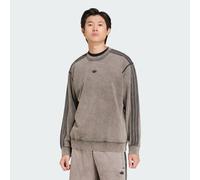 Felpa girocollo lavata retro Premium Essentials Black XS