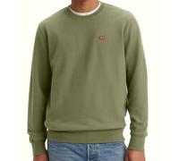Levi's - Original - Felpa girocollo in spugna verde medio con logo batwing S