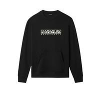 Napapijri Abbigliamento Uomo Felpe Felpa senza zip Nero M Maniche Lunghe, Giroco