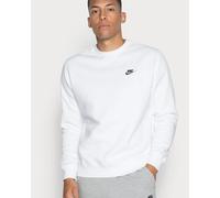 Felpa Girocollo Pullover UOMO Nike Bianco Pullover Crew Club Cotone