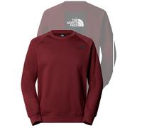 Felpa Girocollo Pullover UOMO The North Face Rosso Raglan RedBox Crew