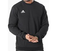 Felpa Girocollo Sportiva UOMO Adidas Nero Entrada 22 Crew cotone Felpato