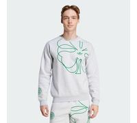 Felpa girocollo St. Patrick's Day Celtic FC Light Grey Heather / Green L